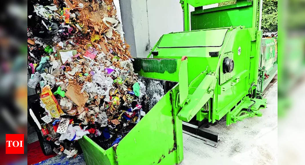 Compactor Installation Delayed in Ludhiana Due to Mandi Board-Civic Body Dispute | Ludhiana News Compactor Installation Delayed in Ludhiana Due to Mandi Board-Civic Body Dispute | Ludhiana News