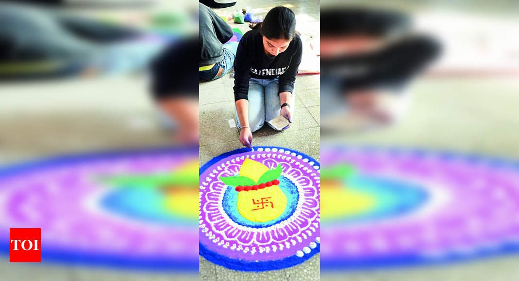 Youth Festival at Gadvasu Celebrates Artistic Talents with Rangoli and Clay Competitions | Ludhiana News